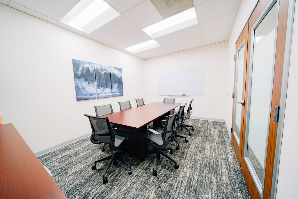 Fully equipped conference room for private offices